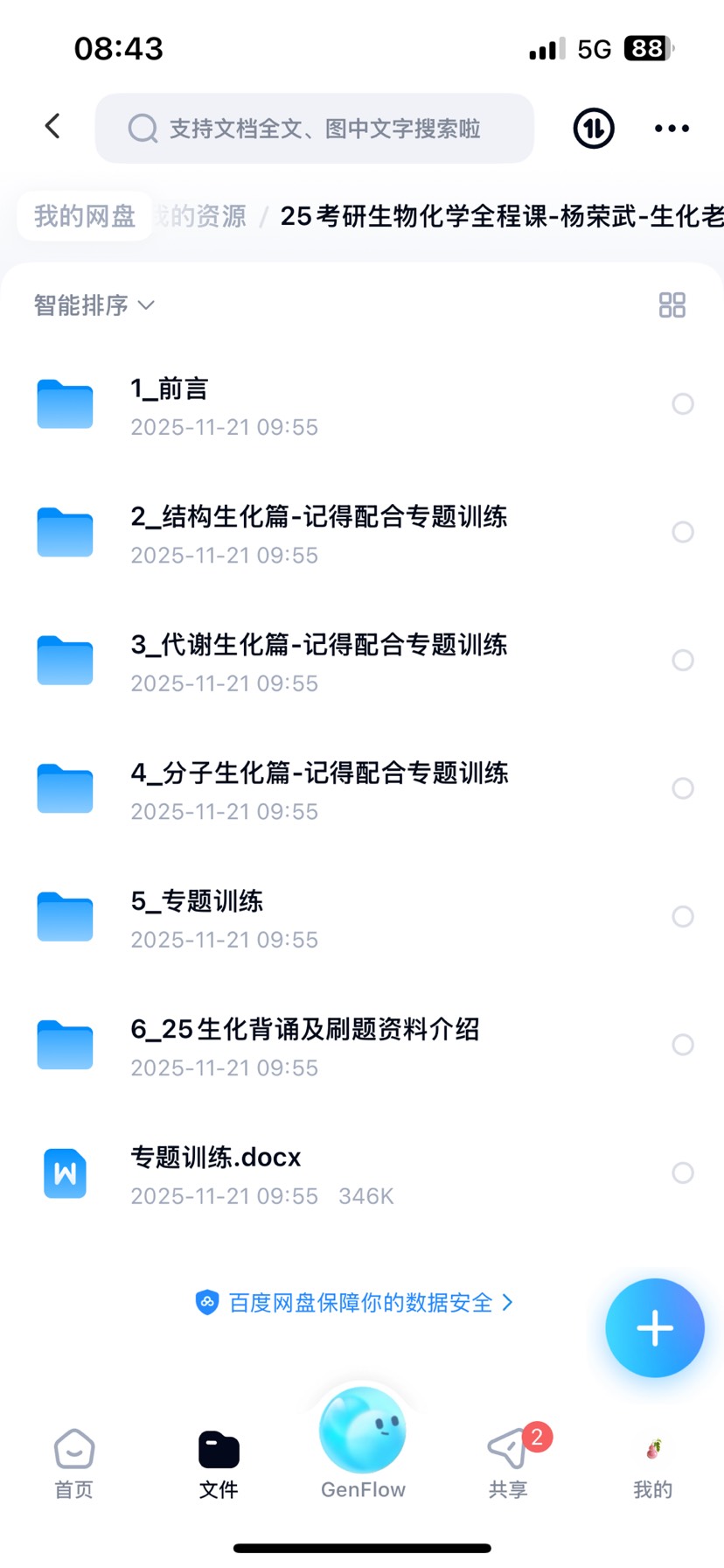 【分享】25考研生物化学资料 封面