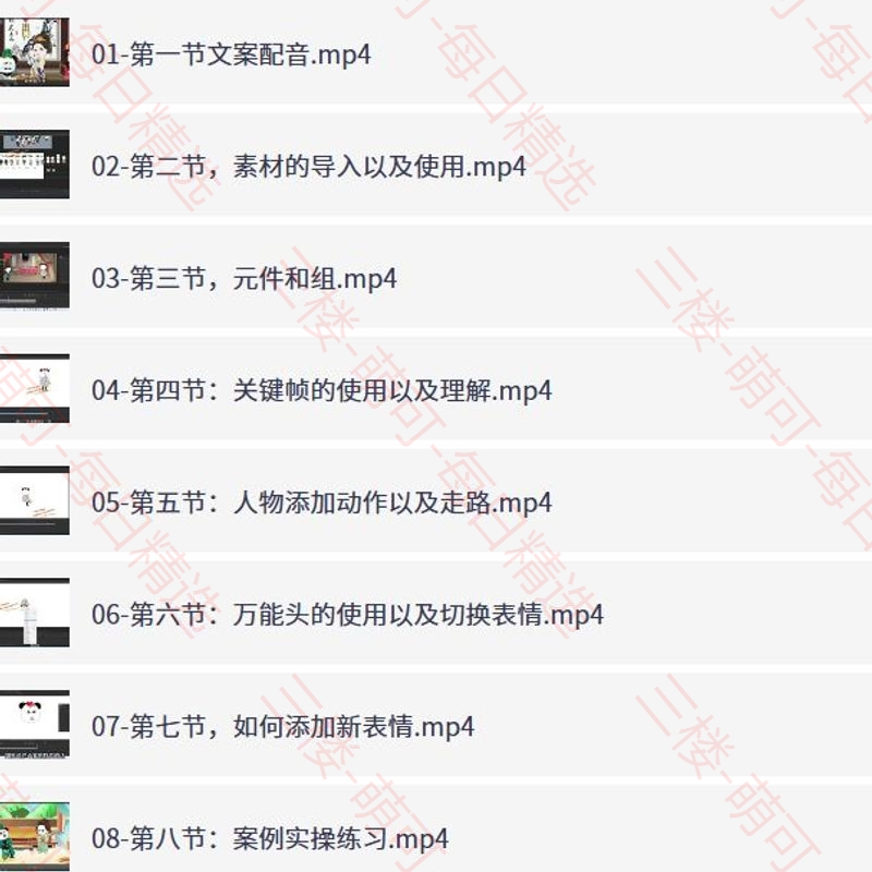 【分享】沙雕动画制作教学，0基础从文案到成片全流程实战课 封面