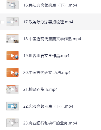 【分享】常识高分专项班 封面