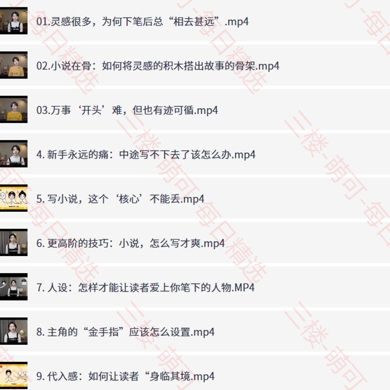 【分享】零基础小说写作必修课，故事创作+平台运营全指南 封面