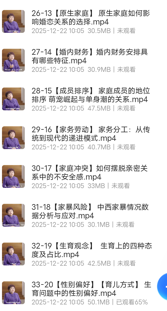 【分享】李银河的爱情课：中国青年的情感与婚姻（完结） 封面