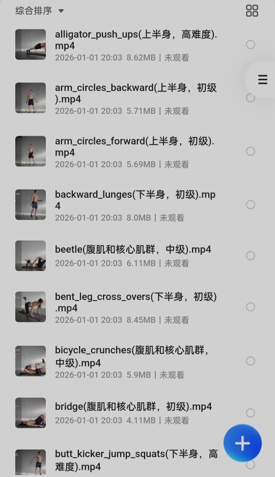 初中高级全套健身视频学习视频电子资料 封面