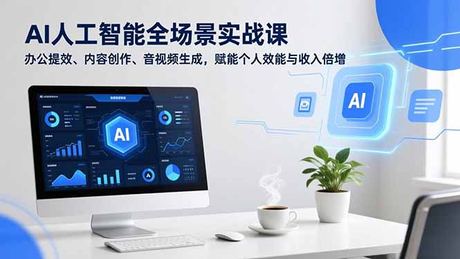 AI全场景实战课，办公创作提效