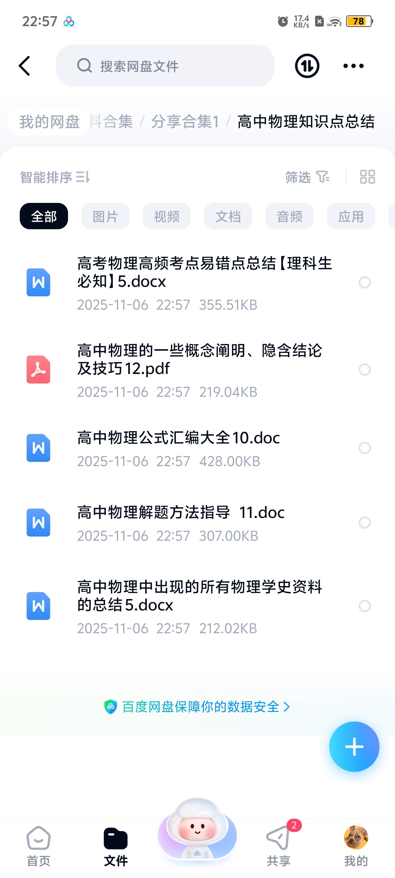 【分享】高中物理知识点总结 封面
