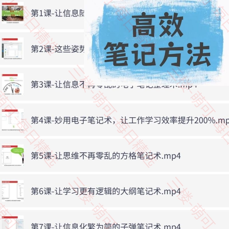 【分享】颠覆你想象的高效笔记术 封面