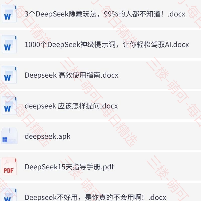 【分享】DeepSeek入门教程手册，小白必备！ 封面