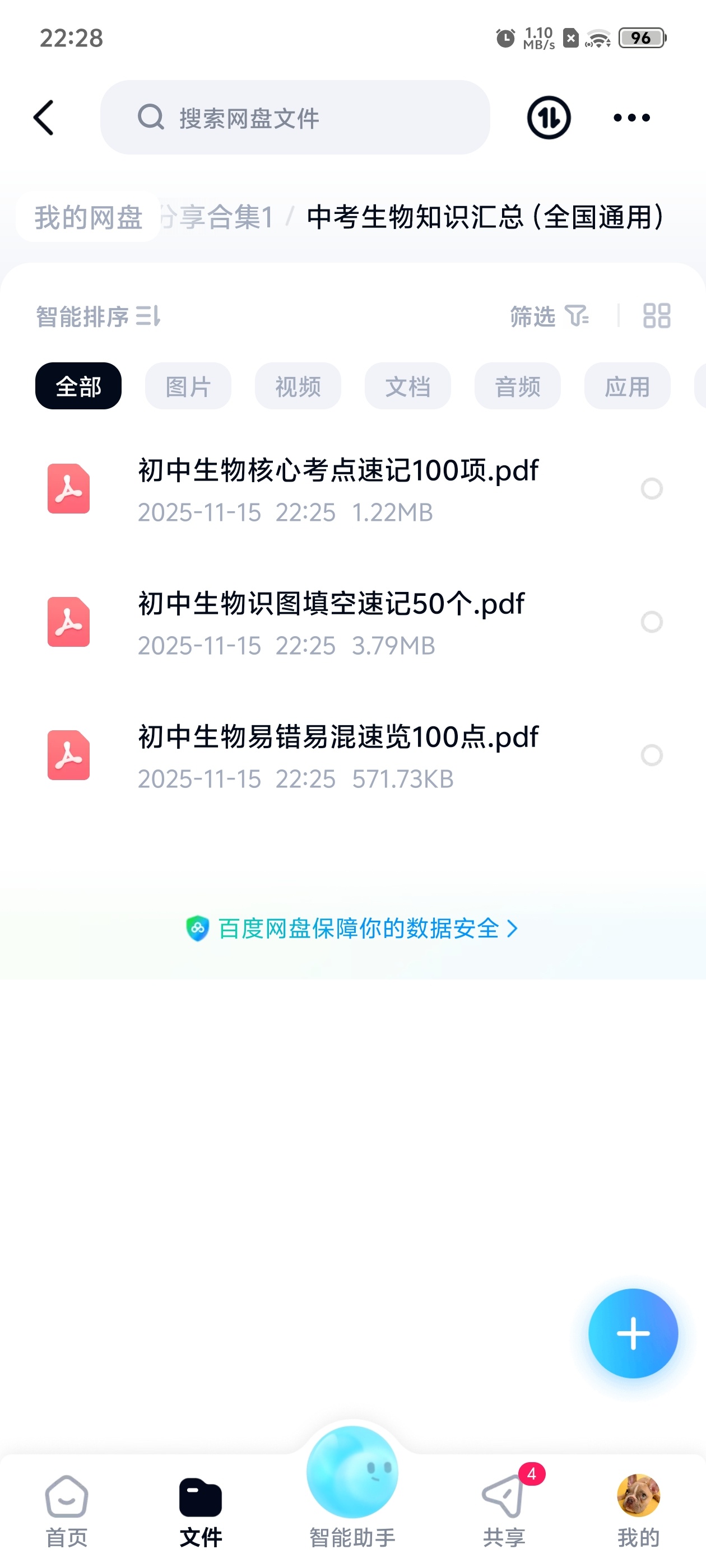 【分享】中考生物知识汇总（全国通用） 封面