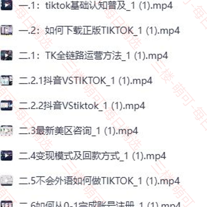 【分享】TK0-1跨境新手实操视频课，tiktok美区跨境分享会 封面
