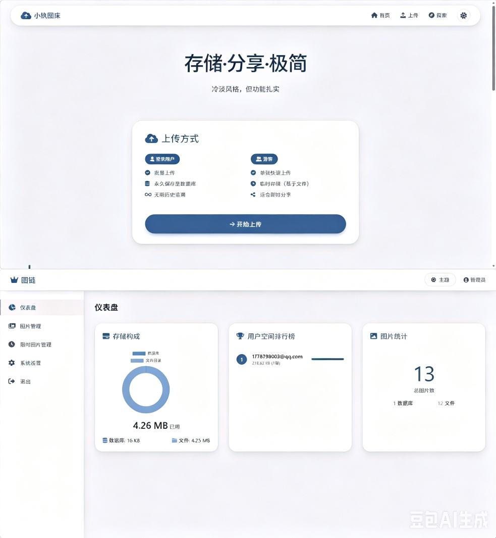 小执图床v2.0个人图床管理系统源码