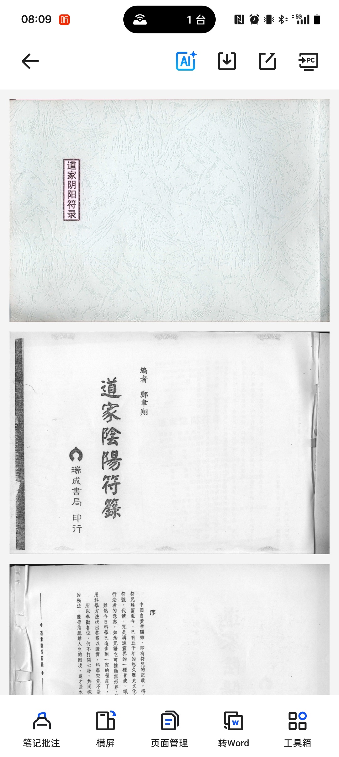 道家阴阳符箓 封面