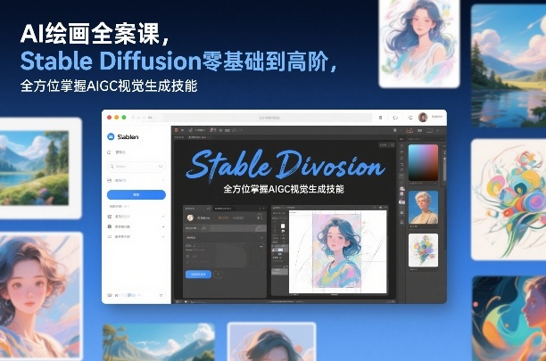 Stable Diffusion全案课，零基础进阶A
