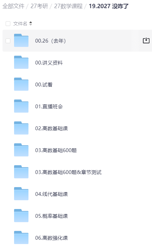 2027考研数学没咋了 封面