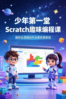 Scratch 少儿趣味编程全套课1.2G