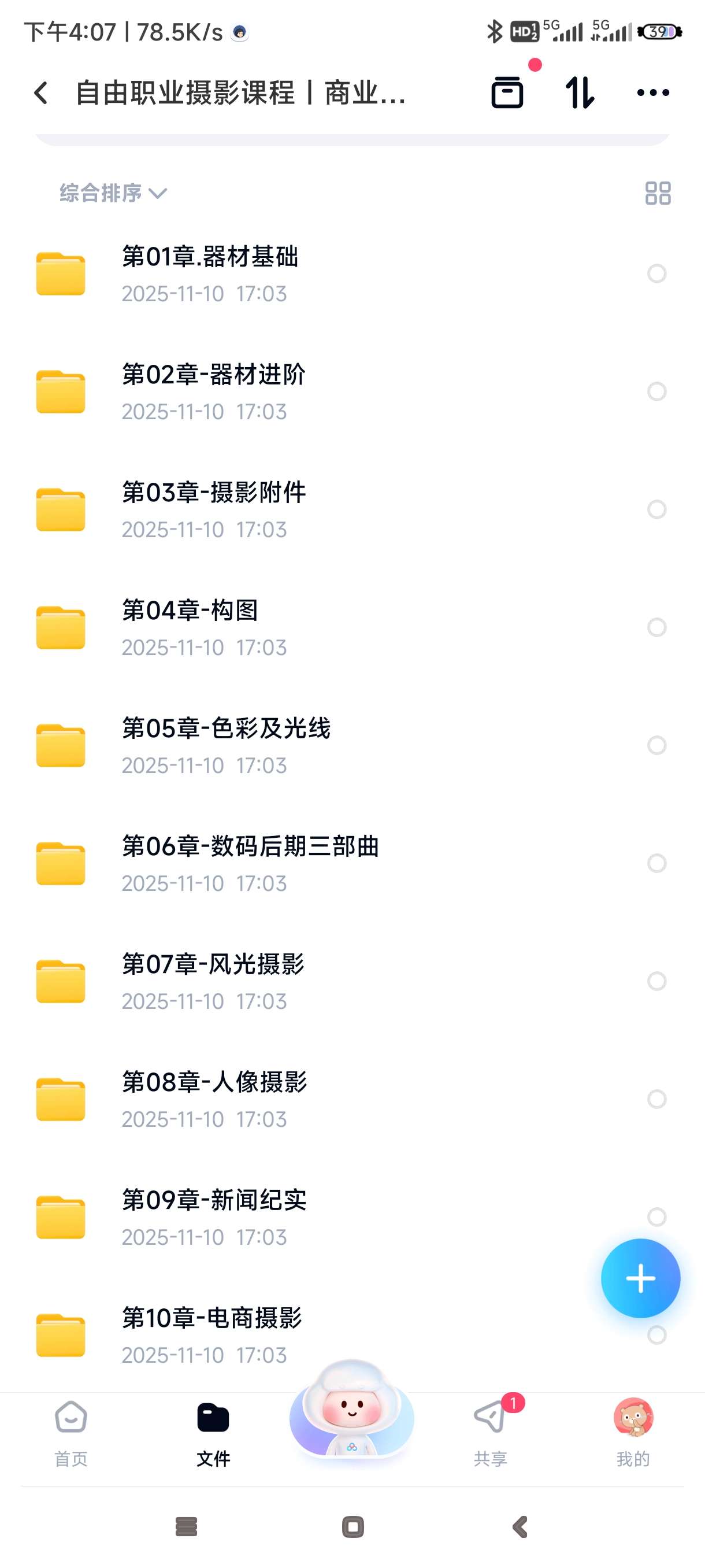 【分享】自由职业摄影课程｜商业拍摄实战(教程+资源包) 封面