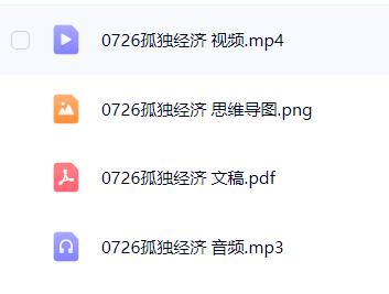【分享】0726 孤独经济 封面