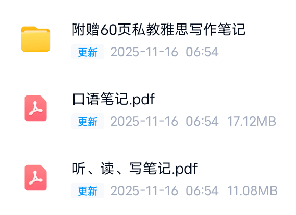 【分享】雅思学习笔记 封面