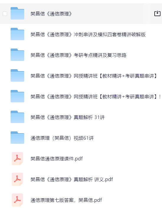 【分享】樊昌信通信原理考点精讲5G真题解析 封面