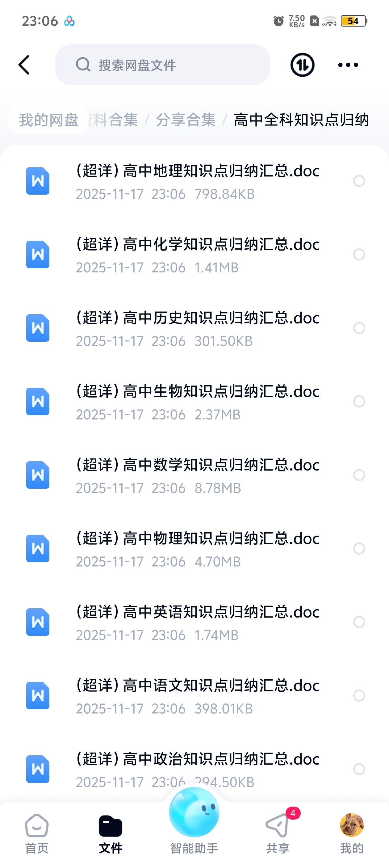 【分享】高中全科知识点归纳 封面