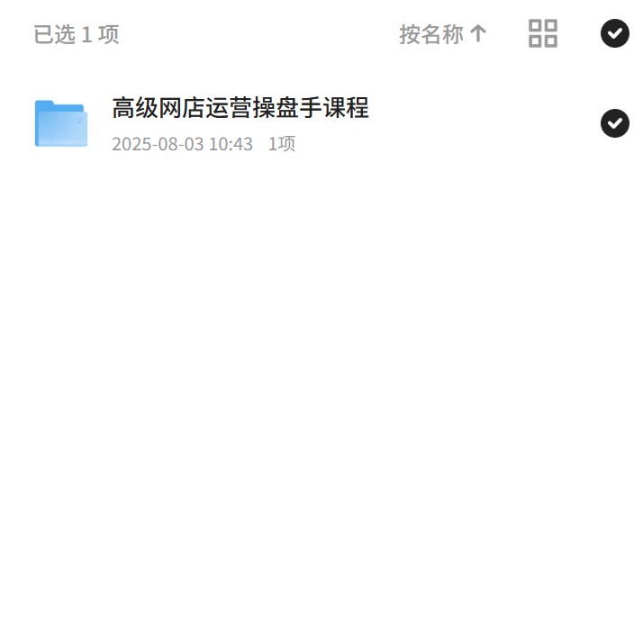 【分享】网店运营：高级操盘手实战课 封面