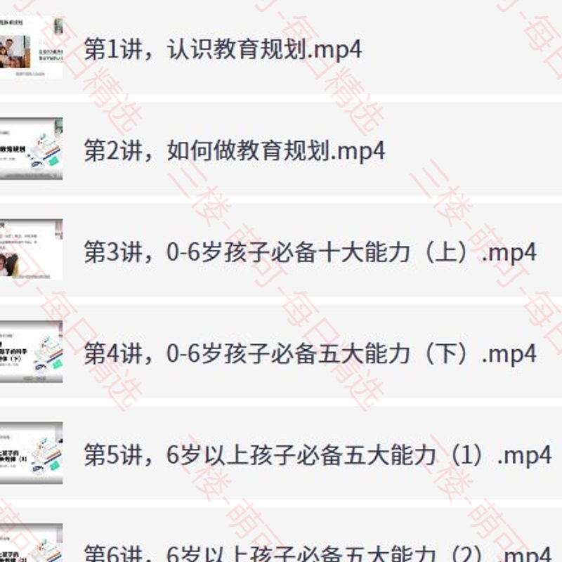 【分享】兰海教育规划精讲课 封面