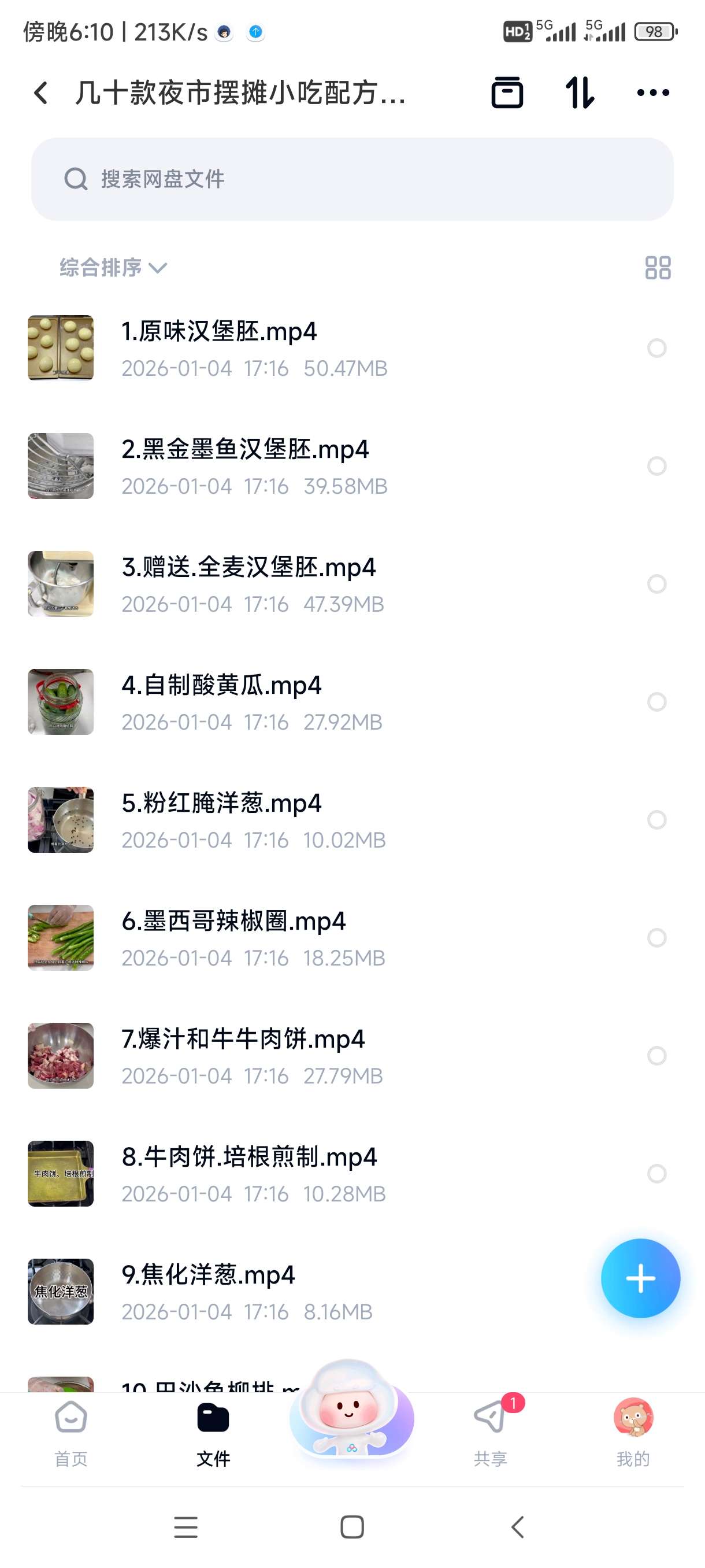 【分享】几十款夜市摆摊小吃配方，附全程制作视频教程 封面