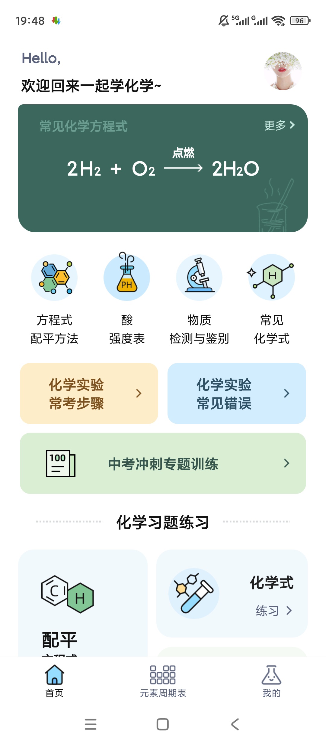 原创解锁化学方程式解锁会员高中化学学习助手 封面