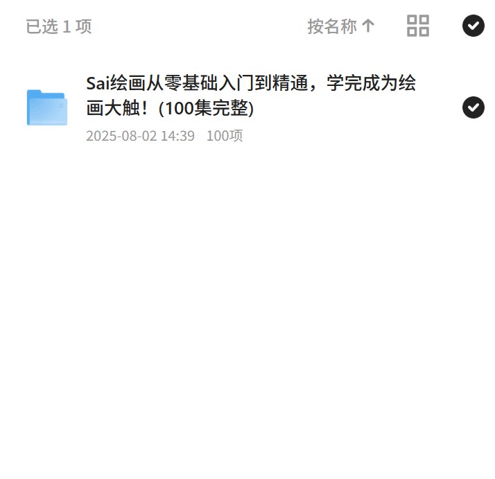Sai绘画：从零基础到大触100集 封面