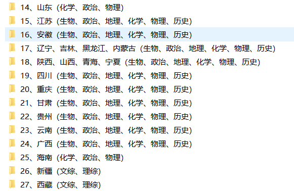 2026年全国各省市高考答案 封面