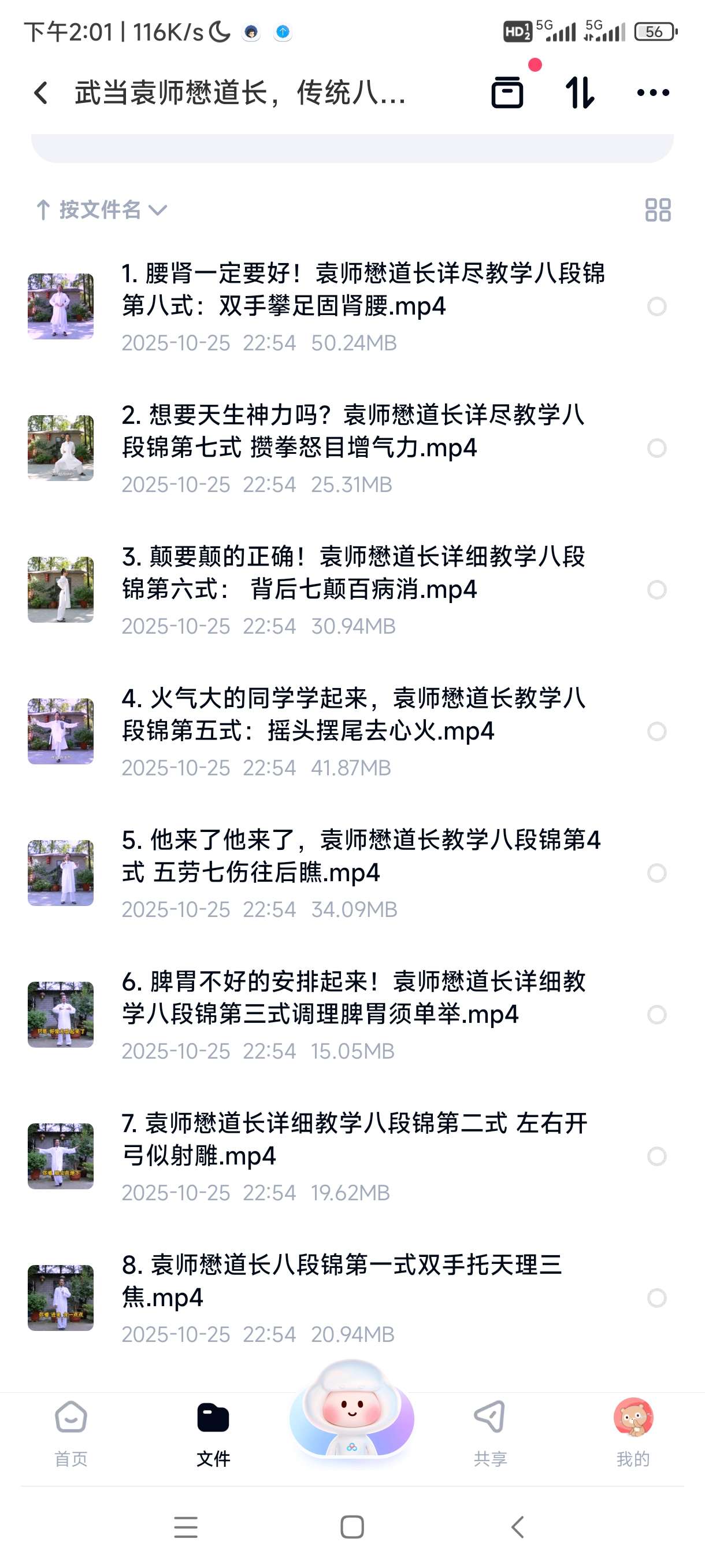 【分享】武当袁师懋道长，传统八段锦养生功法详细教学 封面