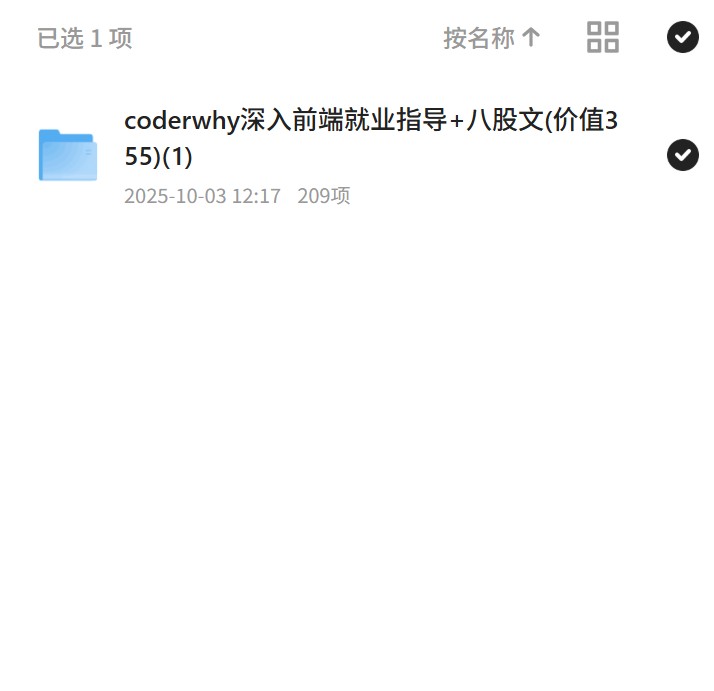 【分享】coderwhy深入前端就业指导+八股文(价值355) 封面