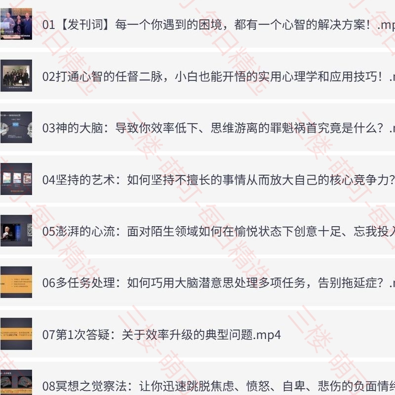 【分享】哈佛学霸大脑开窍术，15天实现效率翻倍的系统训练 封面