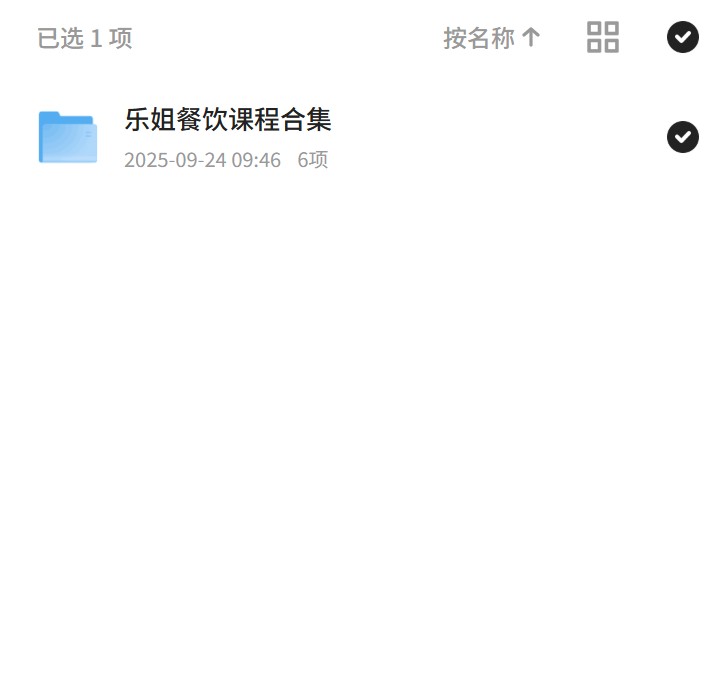 【分享】乐姐餐饮课程合集 封面