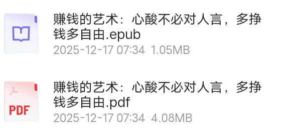 【分享】赚钱的艺术：心酸不必对人言，多挣钱多自由 封面