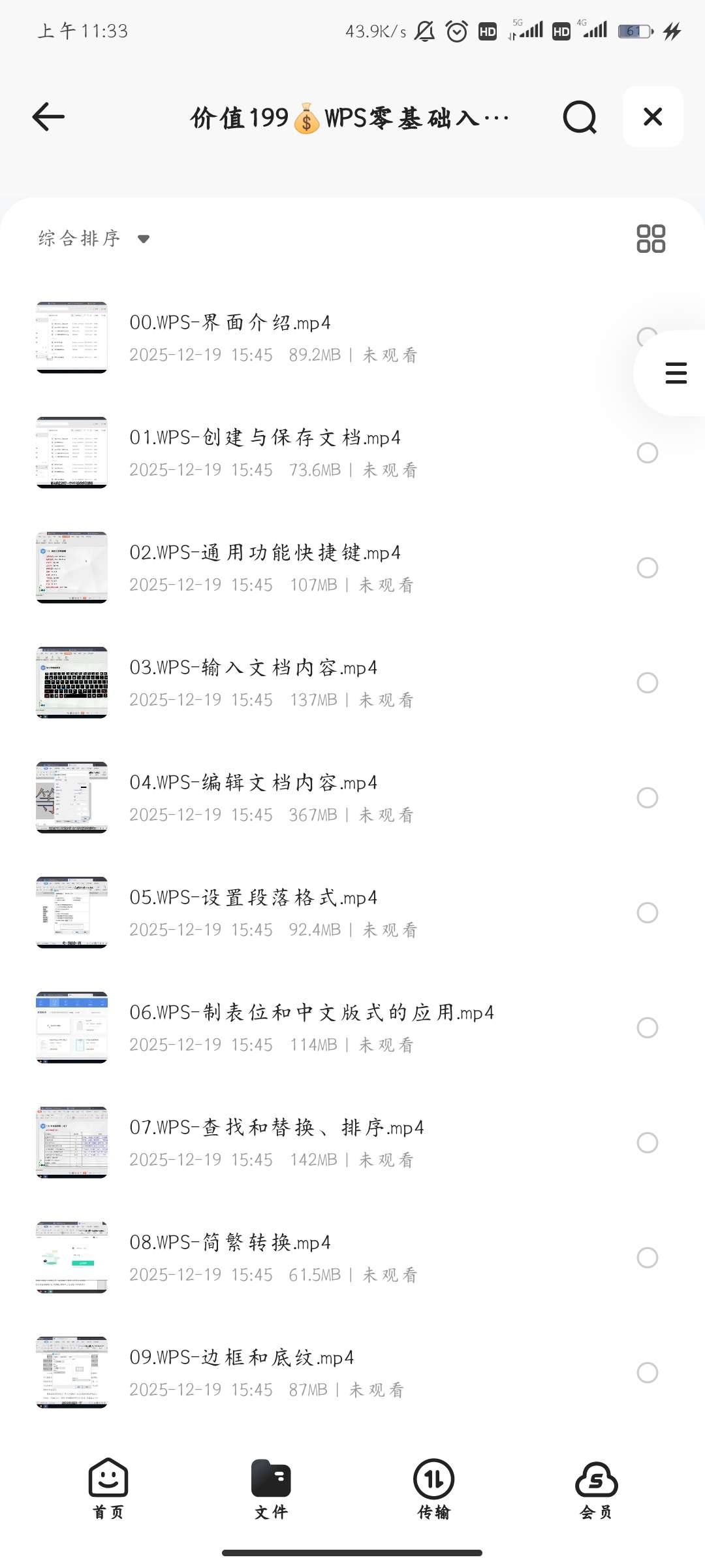 价值199💰WPS零基础入门教程 封面