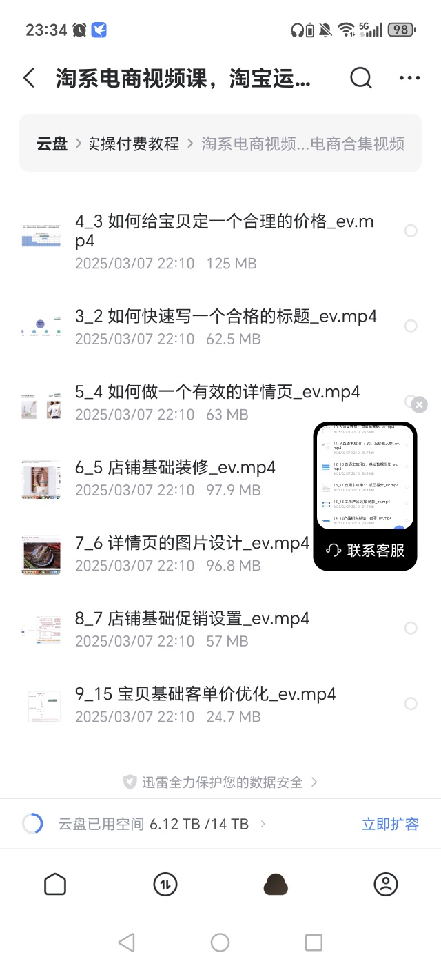 【分享】淘宝运营电商教程合集！ 封面
