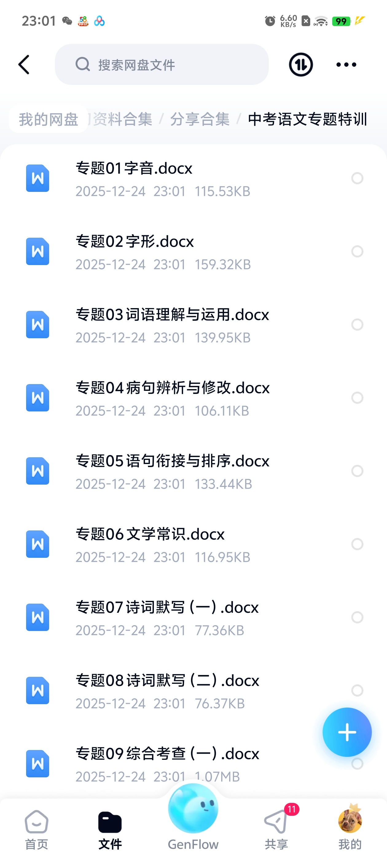 【分享】中考语文专题特训 封面
