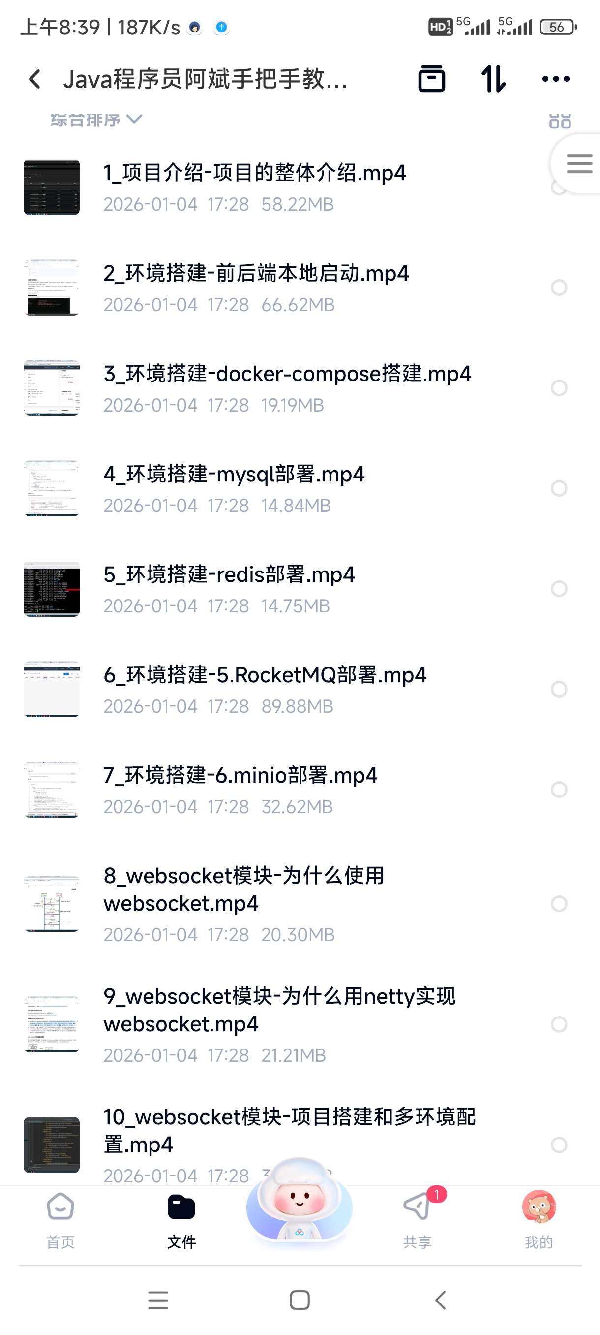 【分享】Java程序员阿斌手把手教学-IM项目实战课【聊天室】 封面