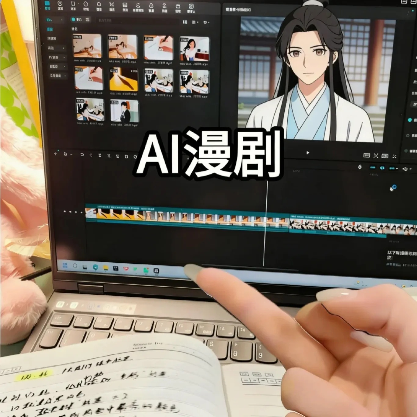 AI辅助3D漫剧创作：原创小说写法+智能分镜，一站式流程 封面
