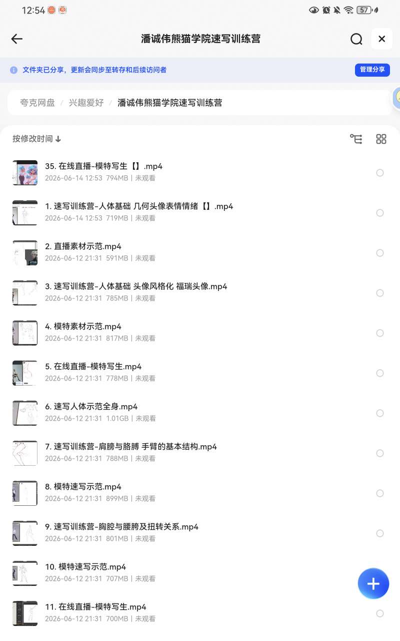 潘诚伟熊猫学院速写训练营 封面