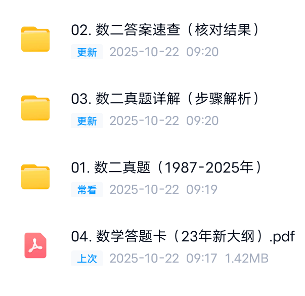 【分享】1980-2025考研数学历年真题 封面