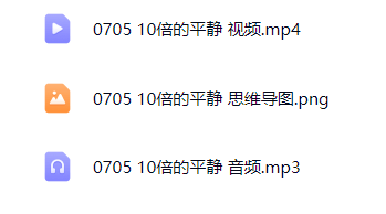 【分享】 10倍的平静 封面