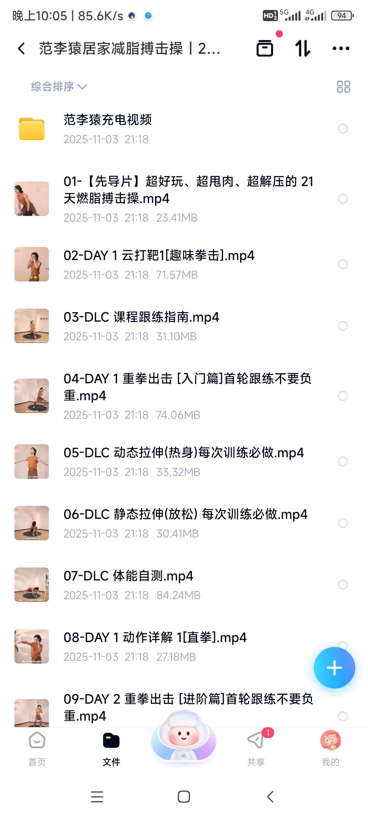 【分享】范李猿居家减脂搏击操（B站付费课程+高清视频 封面