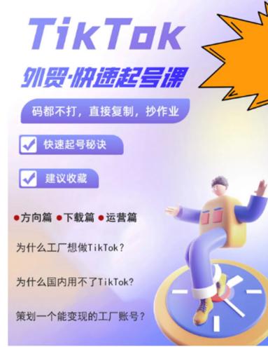 【分享】TikTok外贸快速起号课：方向认知、起号宝典 封面