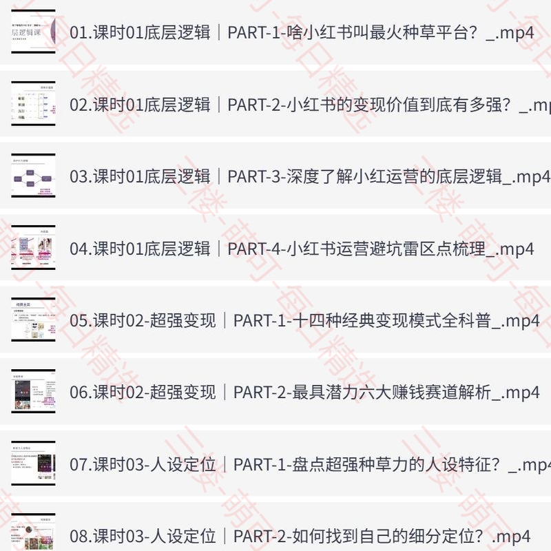 【分享】做个赚钱的小红书IP-谢无敌运营大宝典：从0带你， 封面