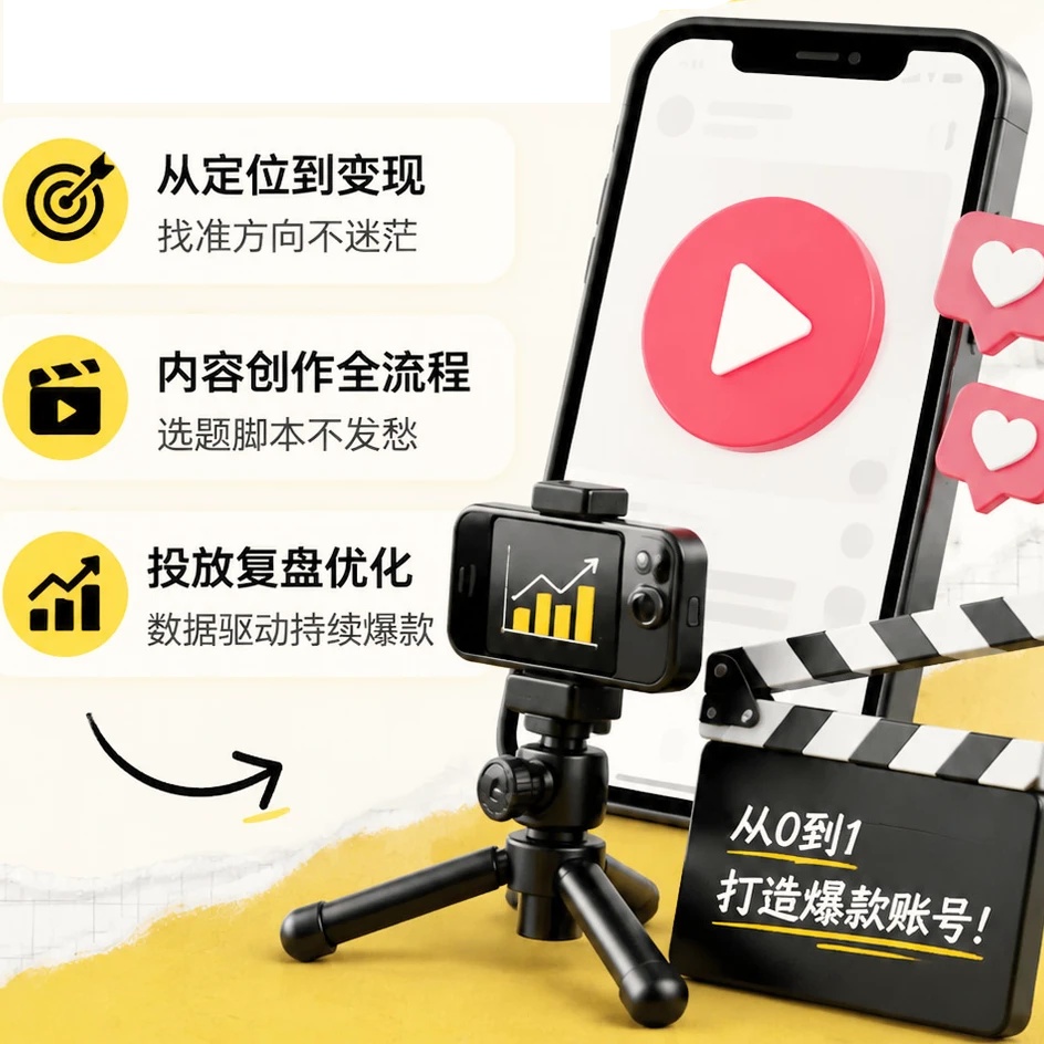 抖音掘金秘籍：新手也能快速上手，玩转短视频变现