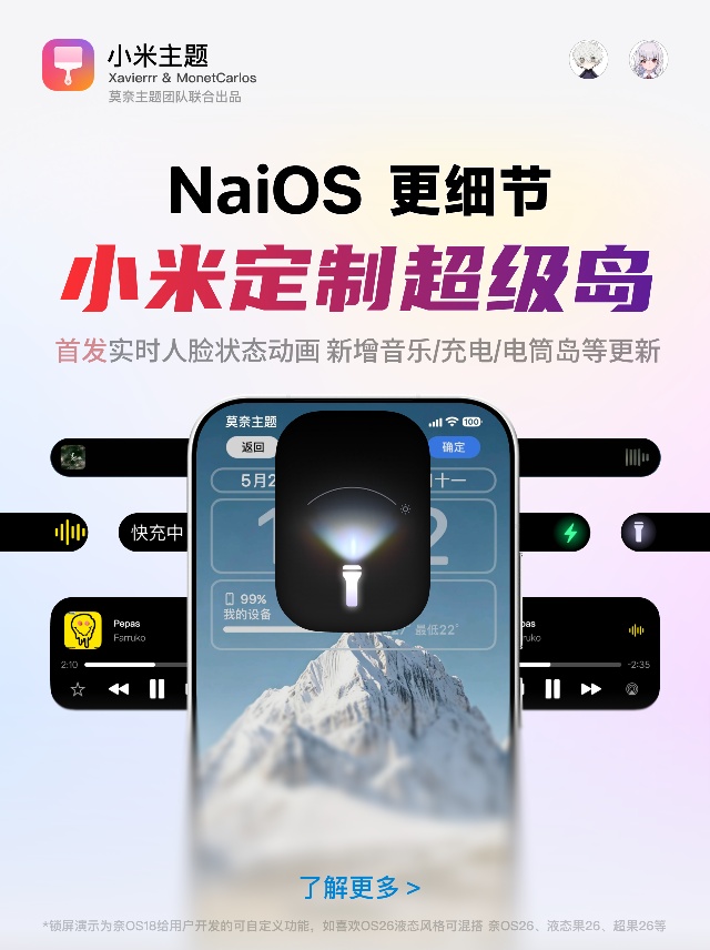 鼎级仿iOS小米主题奈OS系列已更新！