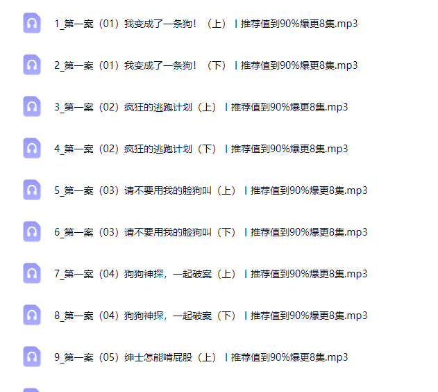 107笨狗神探夏洛特儿童睡前故事侦探故事爆笑日常-