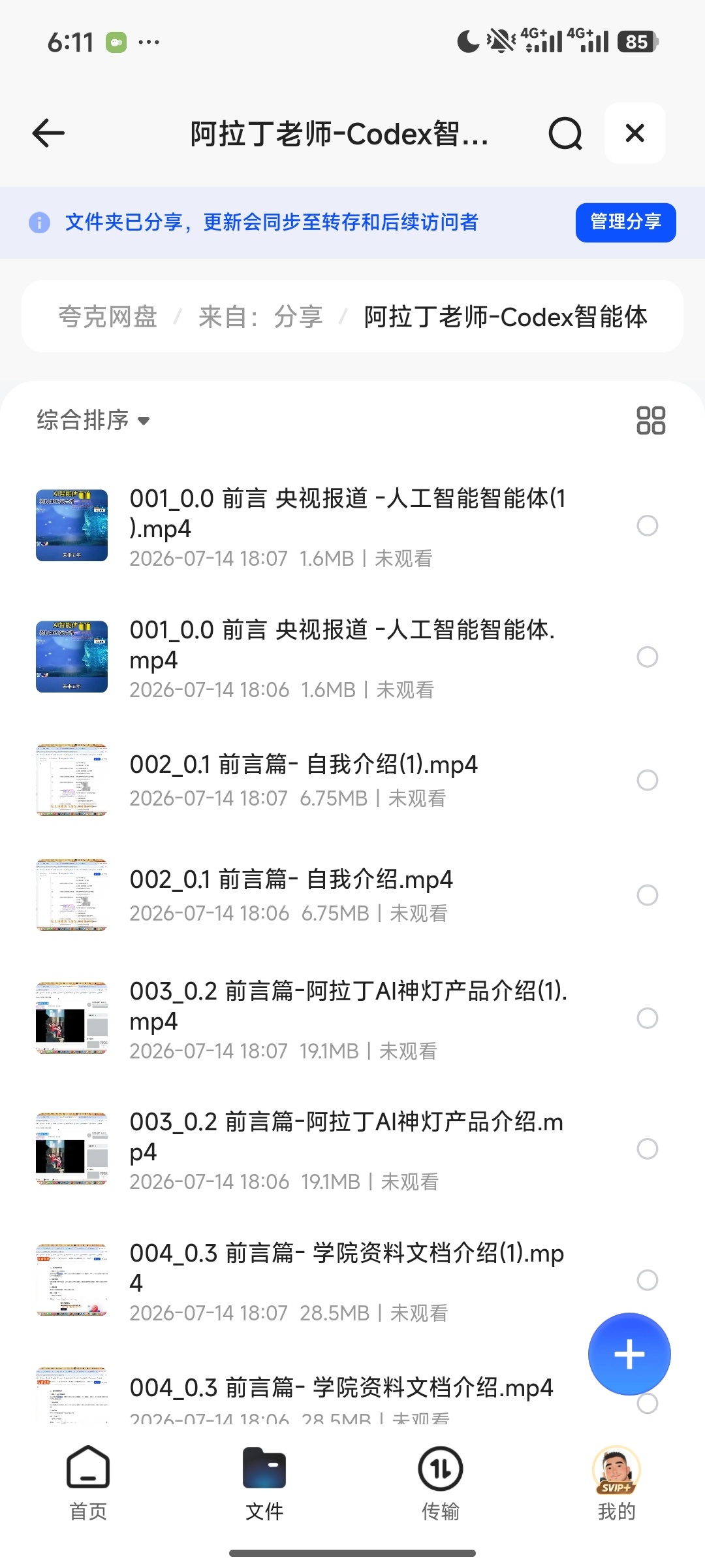 阿拉丁老师-Codex智能体实战课程共14节视频课程