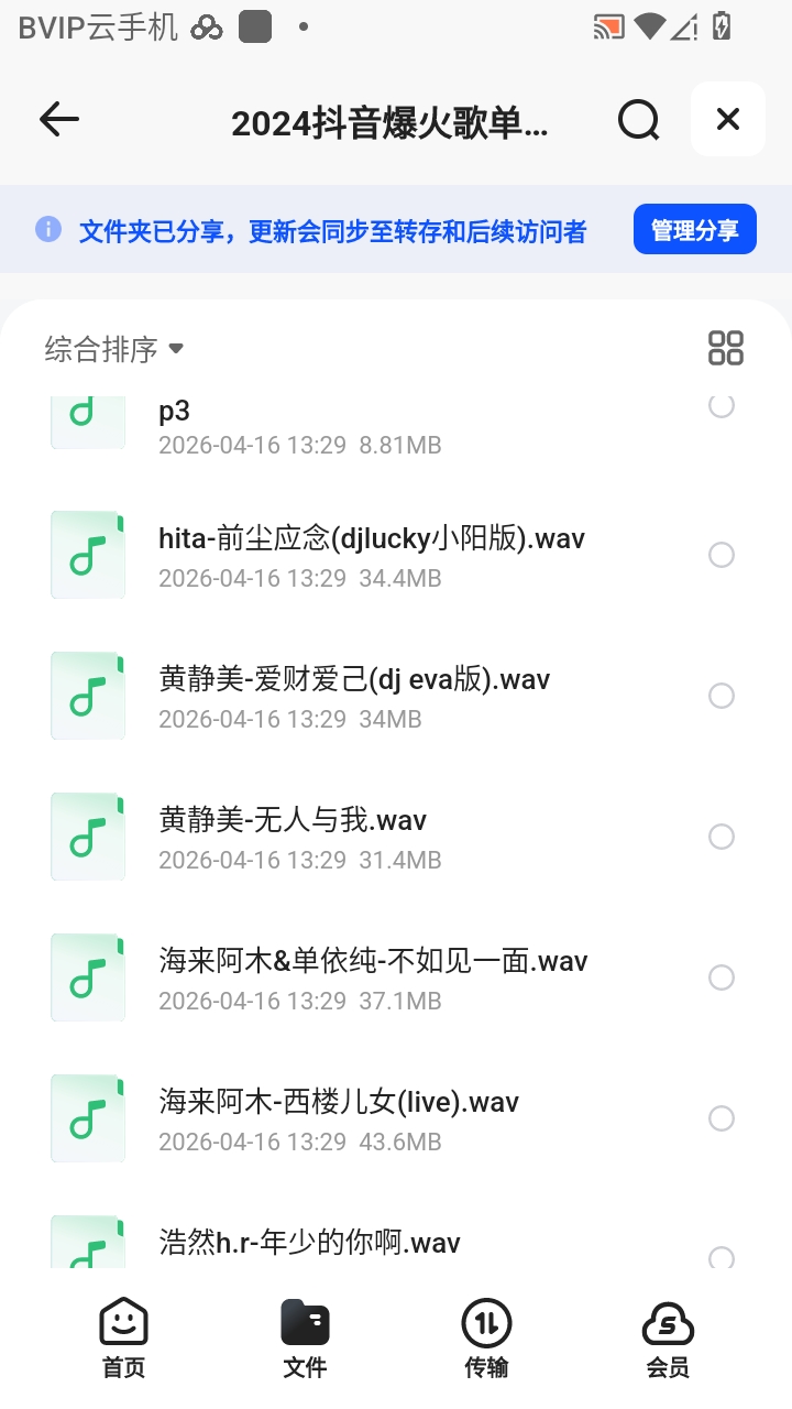 （分享）2024抖音爆火歌单100首
