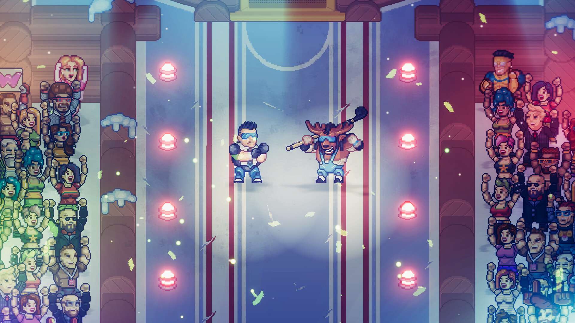 手游推荐像素擂台：传奇摔角手